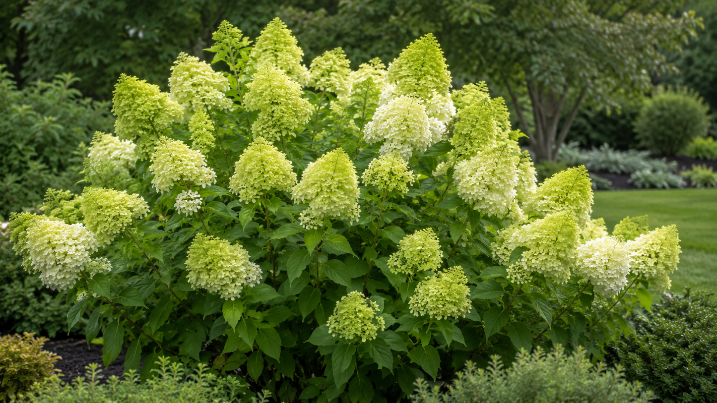 Hydrangea paniculata 'Limelight'