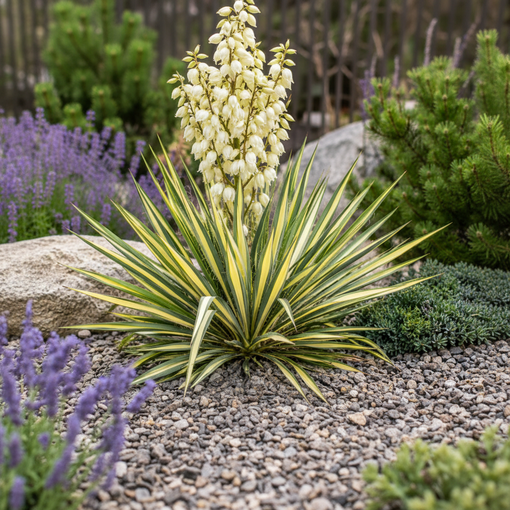 Yucca filamentosa 'Color Guard Adam's Needle'