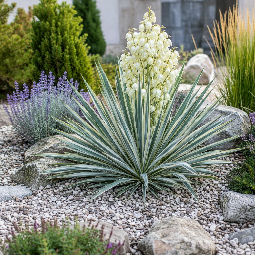 Yucca 'Silver Anniversary Adam's Needle'