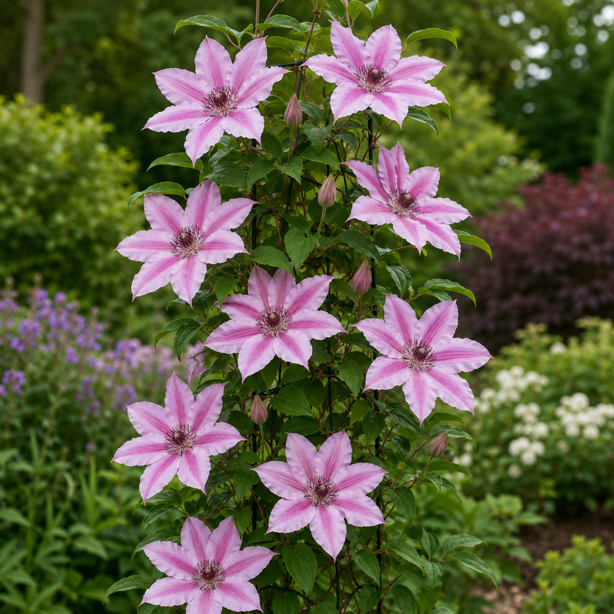 Clematis 'Nelly Moser'
