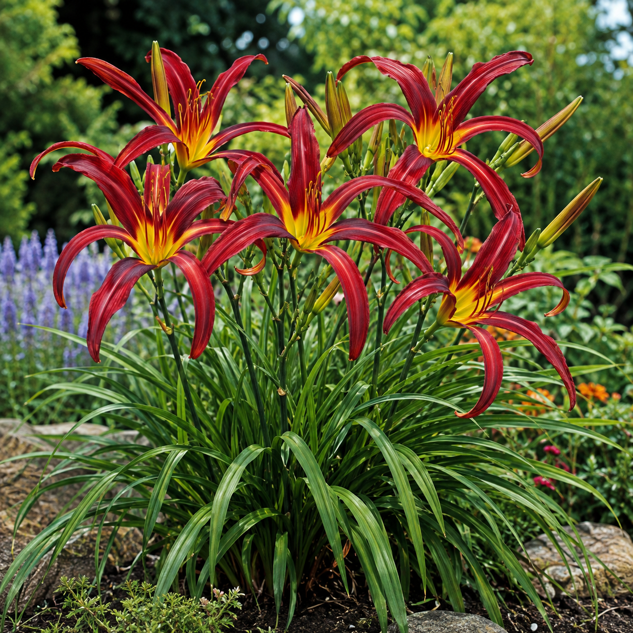 Hemerocallis 'Ruby Spider'