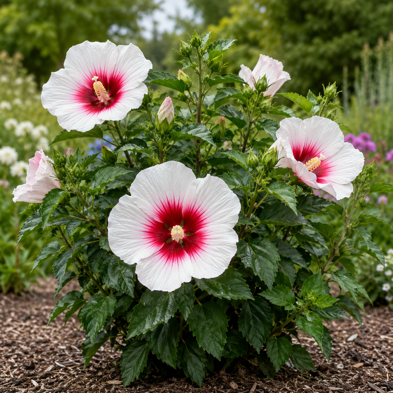 Hibiscus 'Angel Eyes'