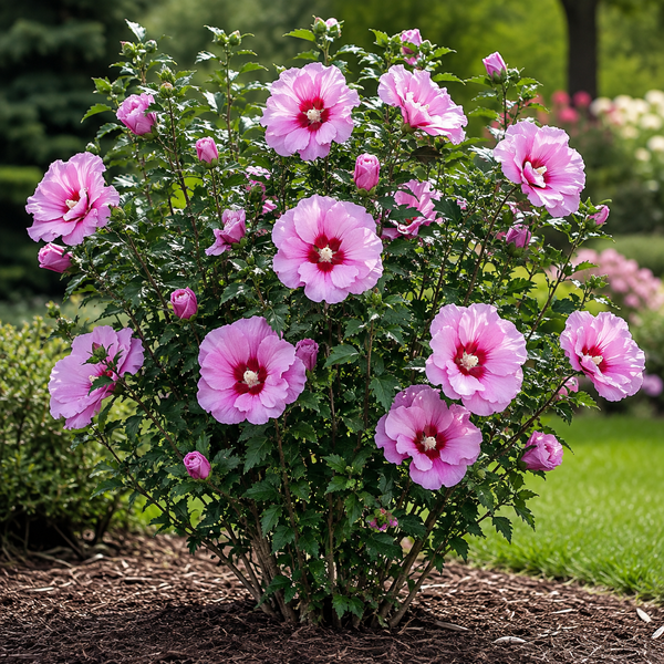 Hibiscus syriacus 'Fiji'
