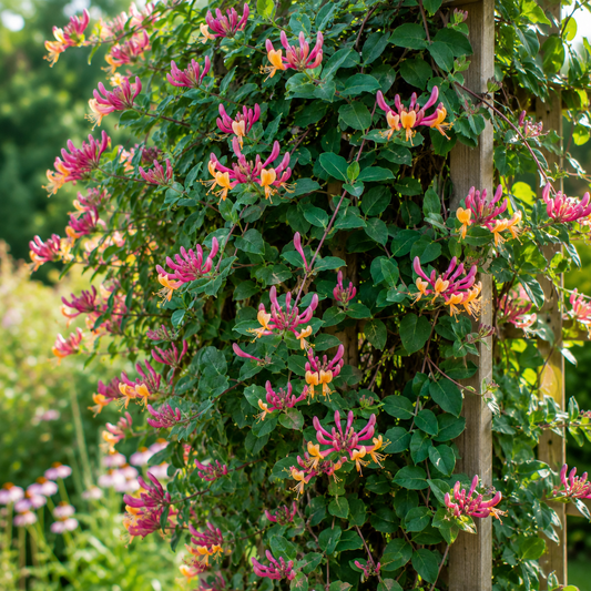 Lonicera heckrottii 'Goldflame'