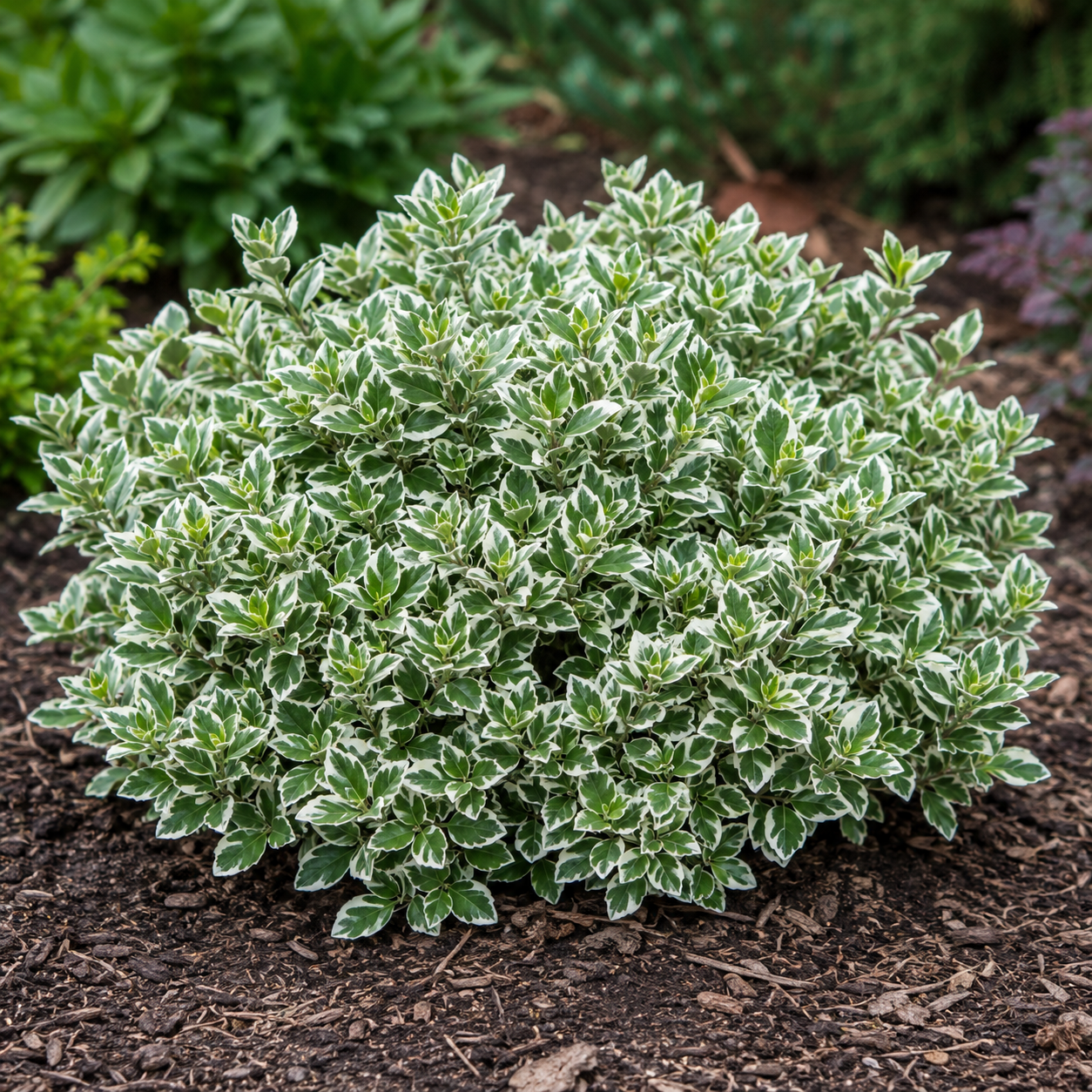 Euonymus fortunei 'White Album'
