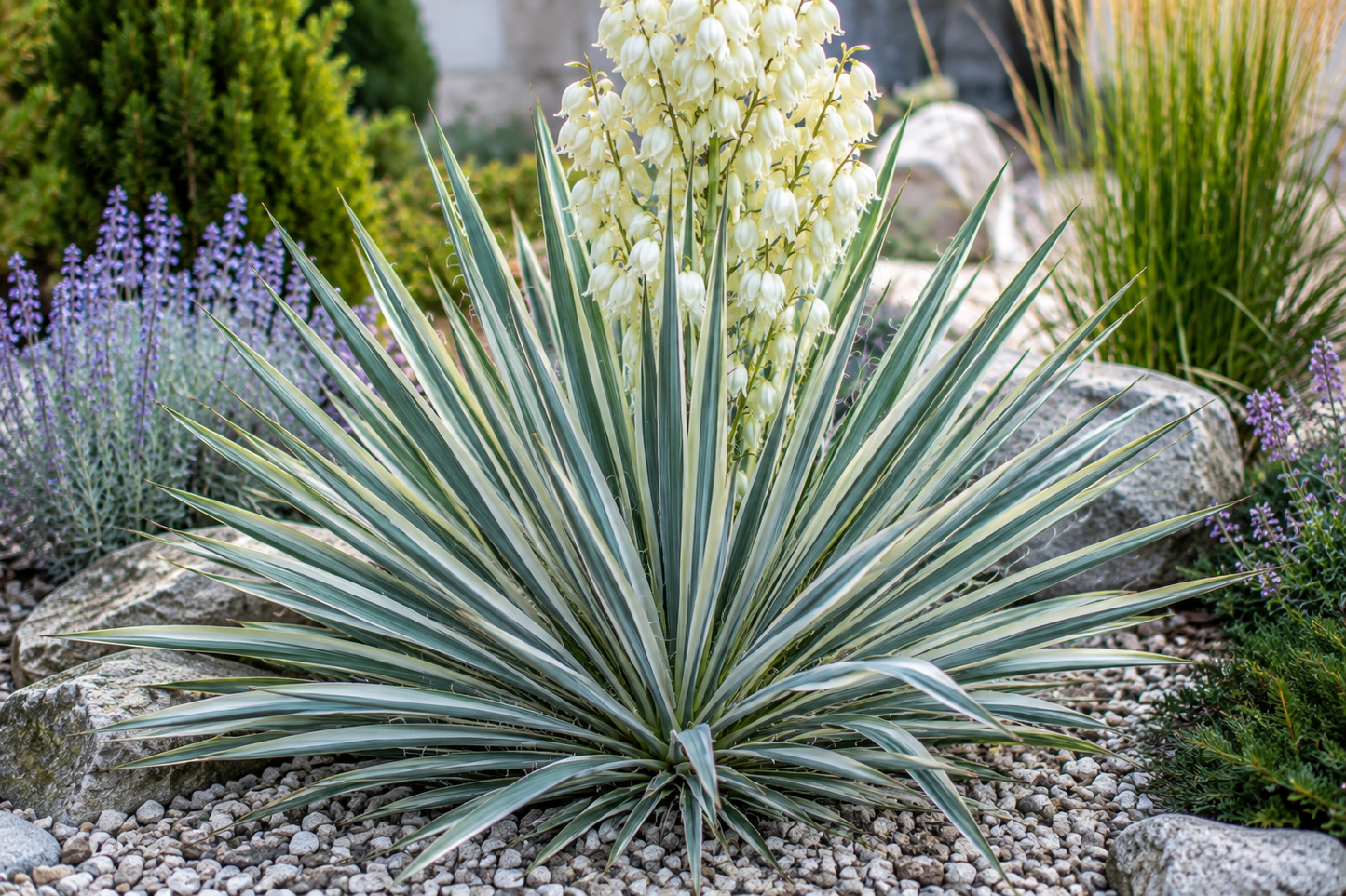 Yucca 'Silver Anniversary Adam's Needle'