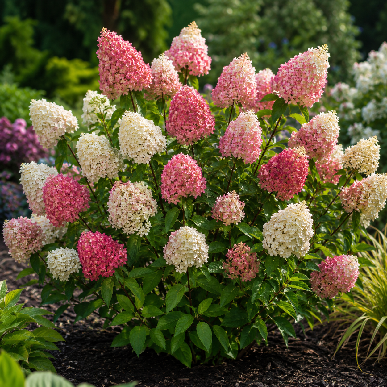 Hydrangea paniculata 'Vanille Fraise'