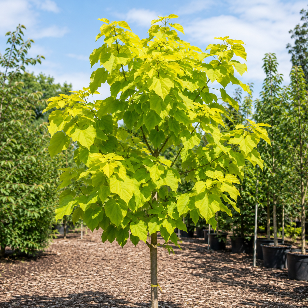 Catalpa speciosa 'Lemon Lime'
