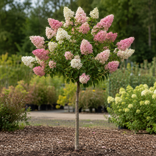 Hydrangea paniculata 'Quick fire' (sur tige)