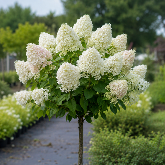 Hydrangea paniculata 'Phantom' (sur tige)